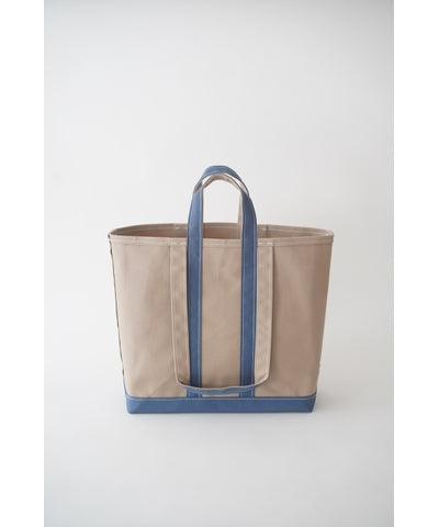 Market Tote – Grey/Slate Blue
