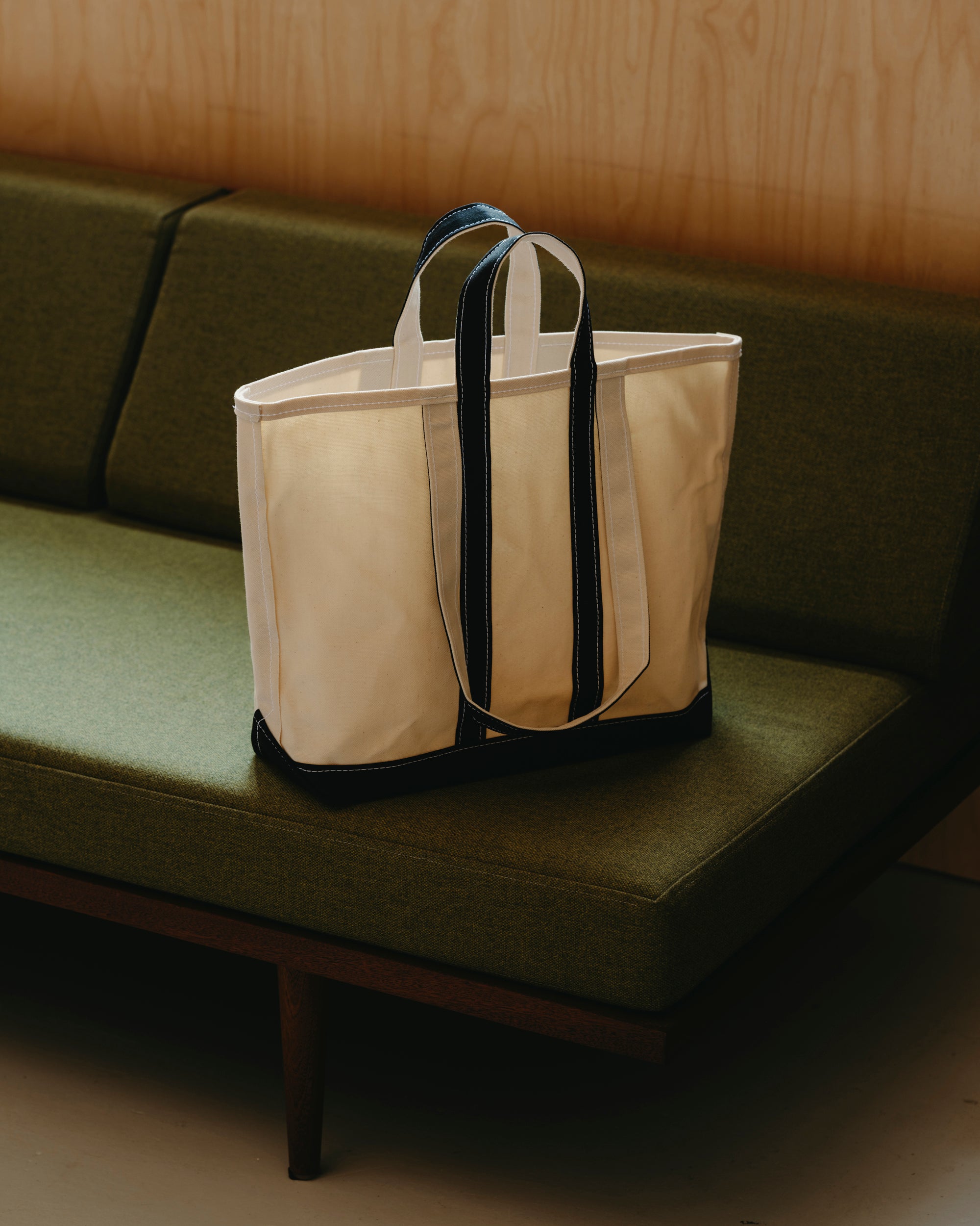 Market Tote – Natural/Black