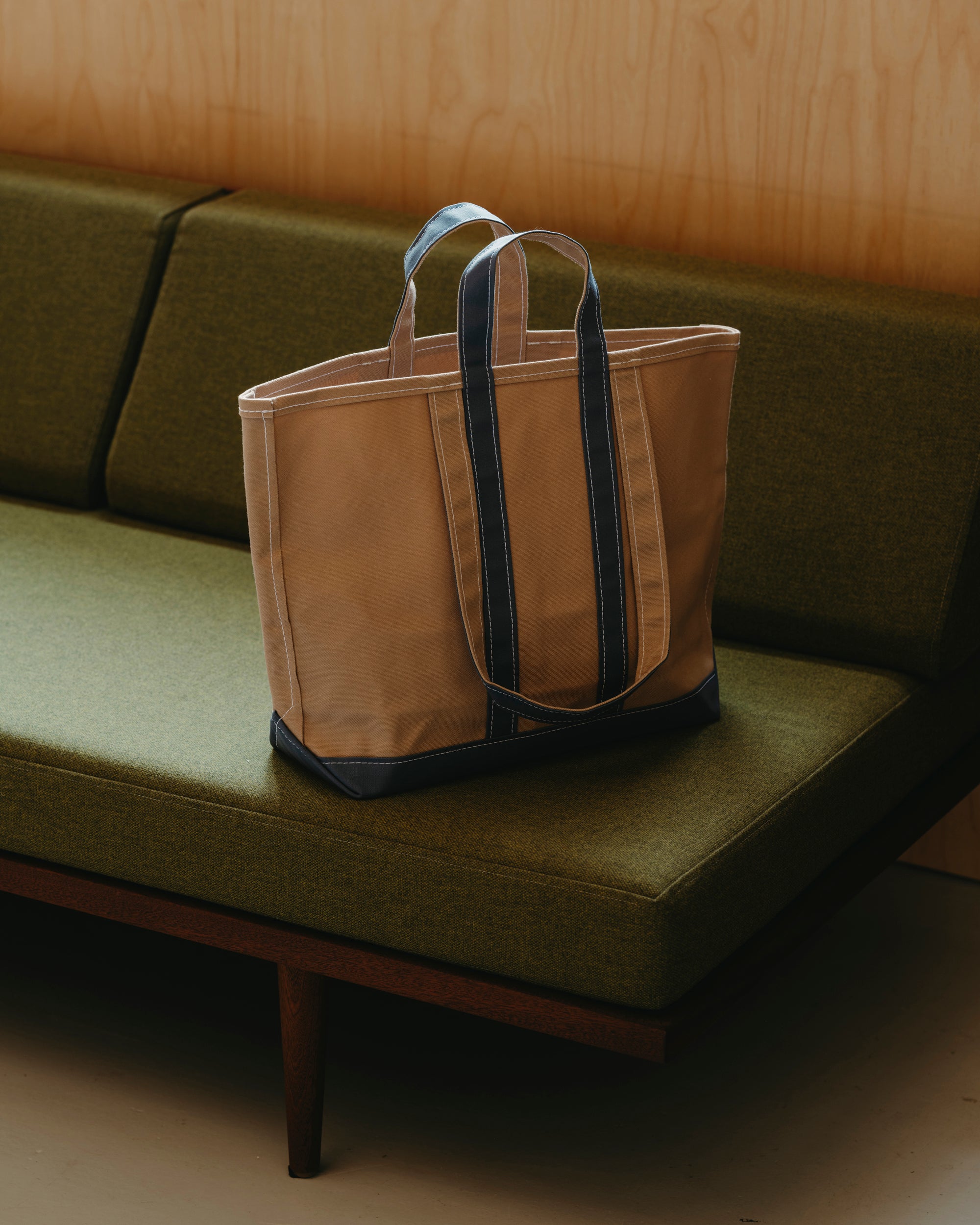 Market Tote – Grey/Slate Blue