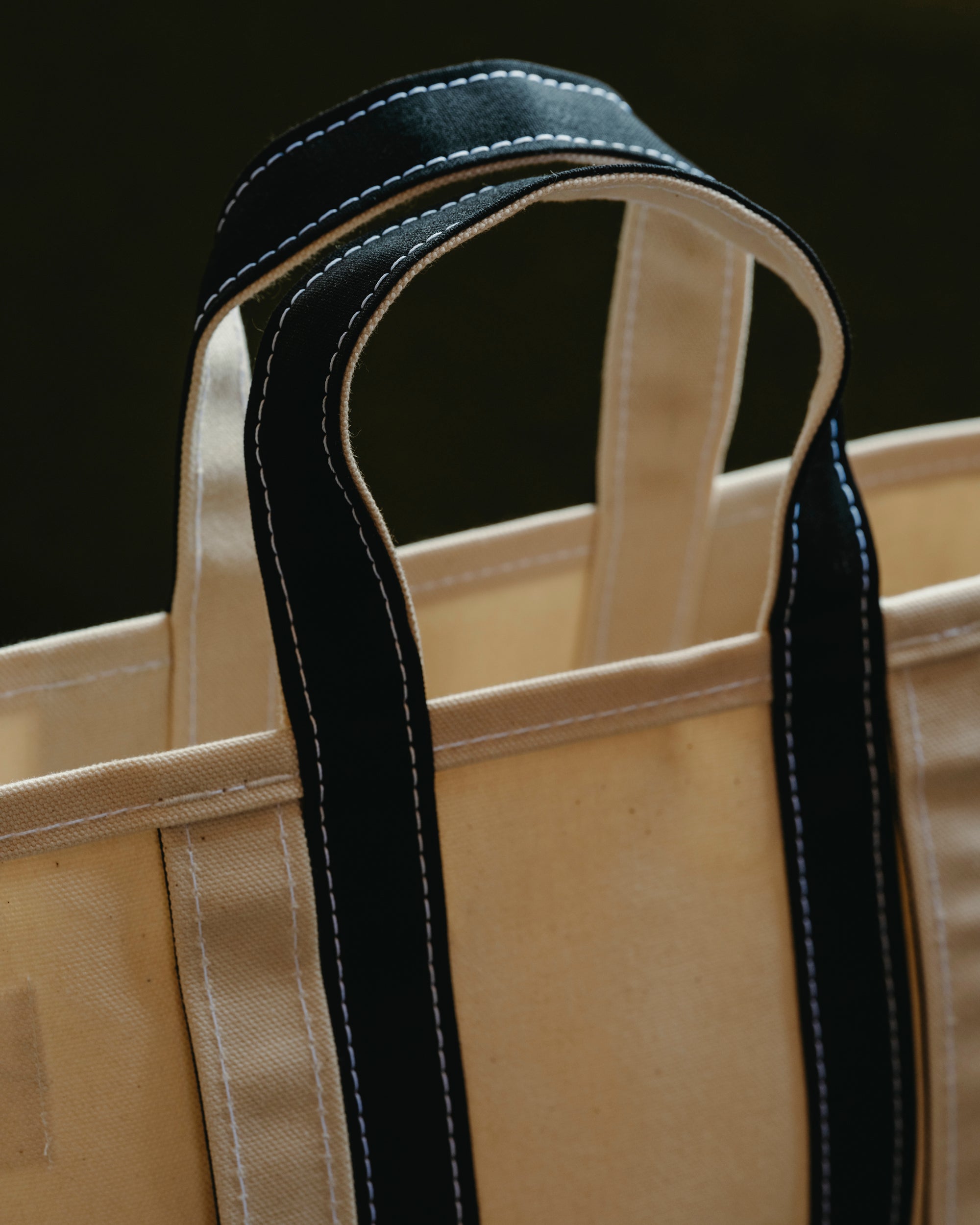 Market Tote – Natural/Black