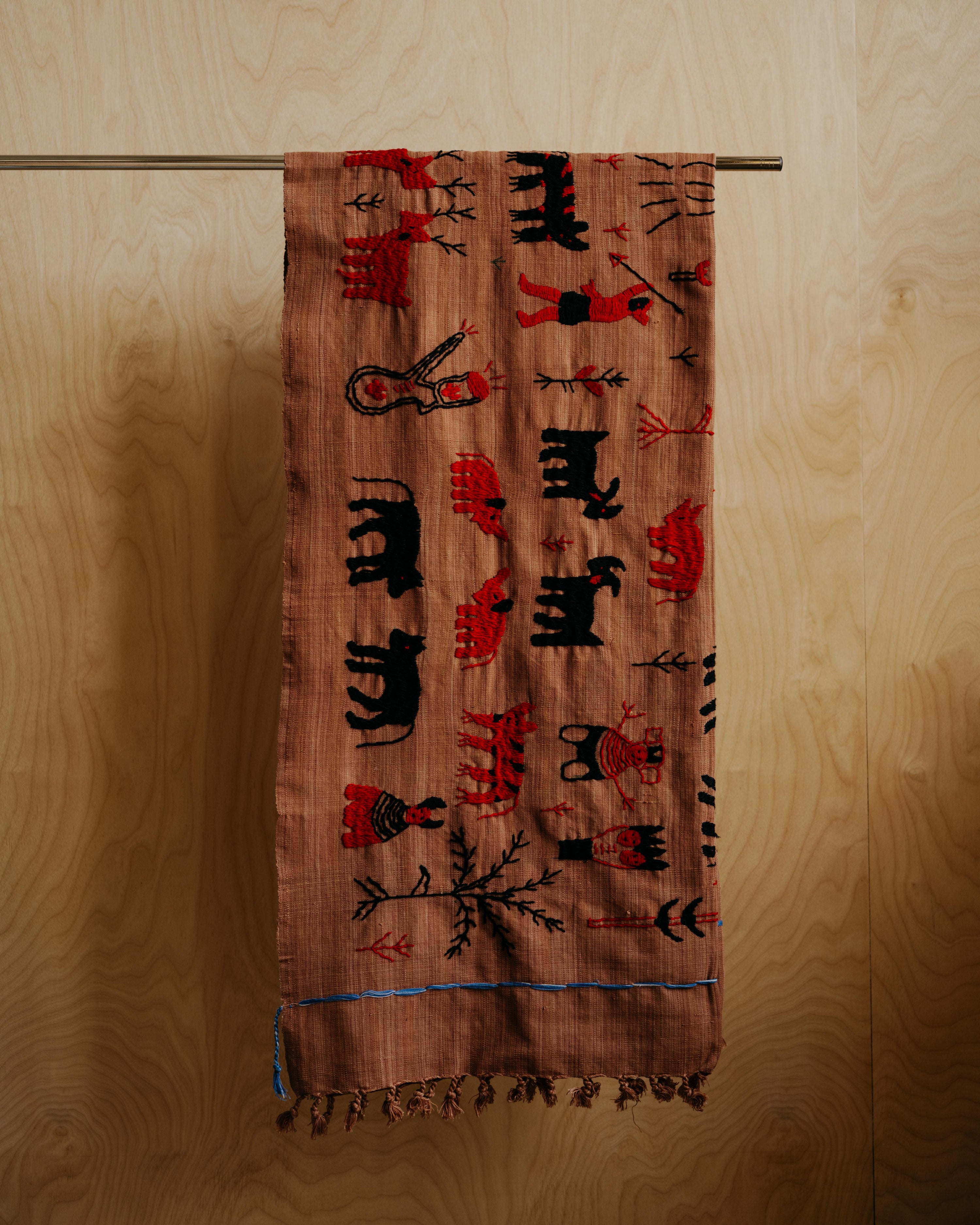 Naga Embroidered Throw #6