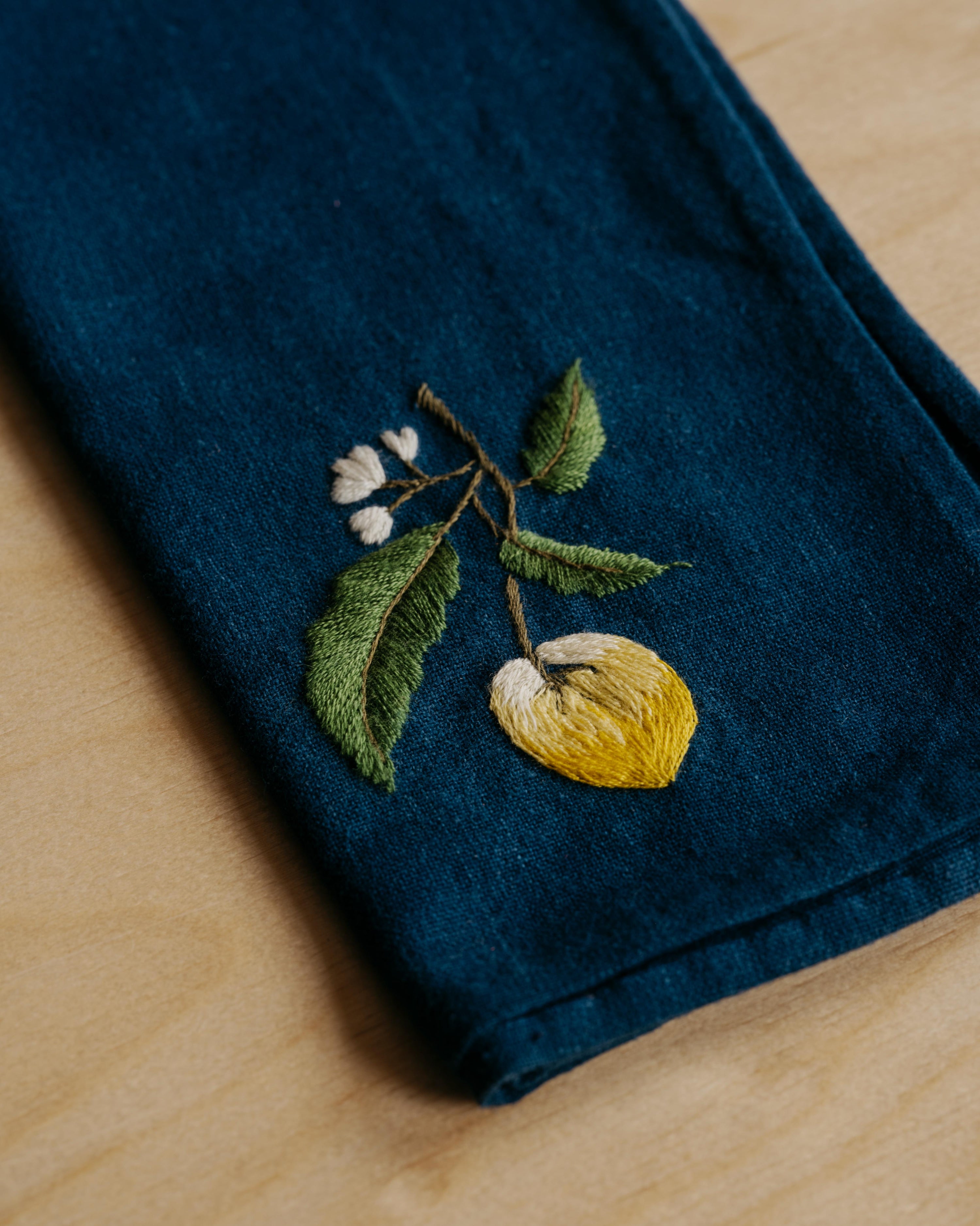 Embroidered Napkin / Handkerchief #2