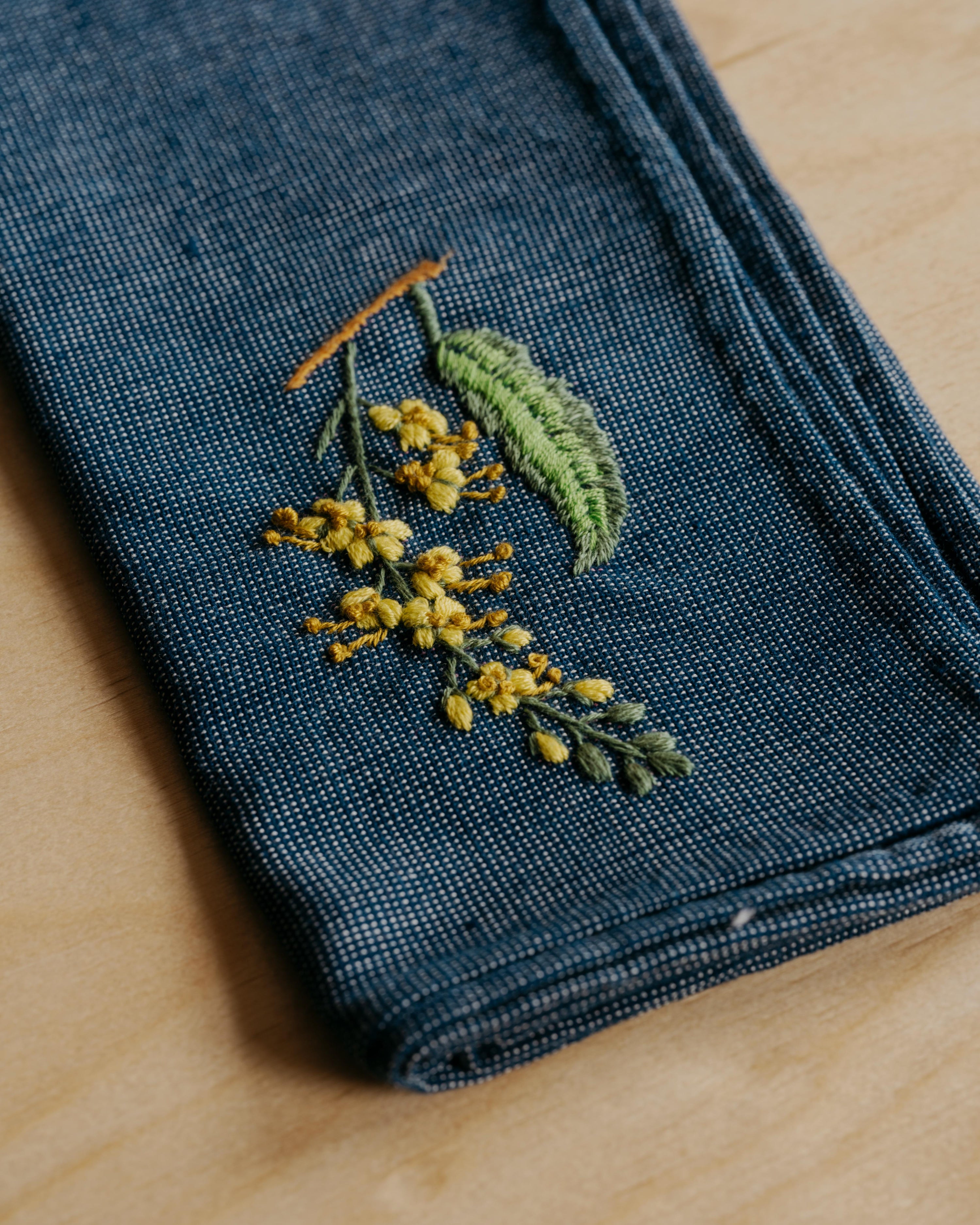 Embroidered Napkin / Handkerchief #8