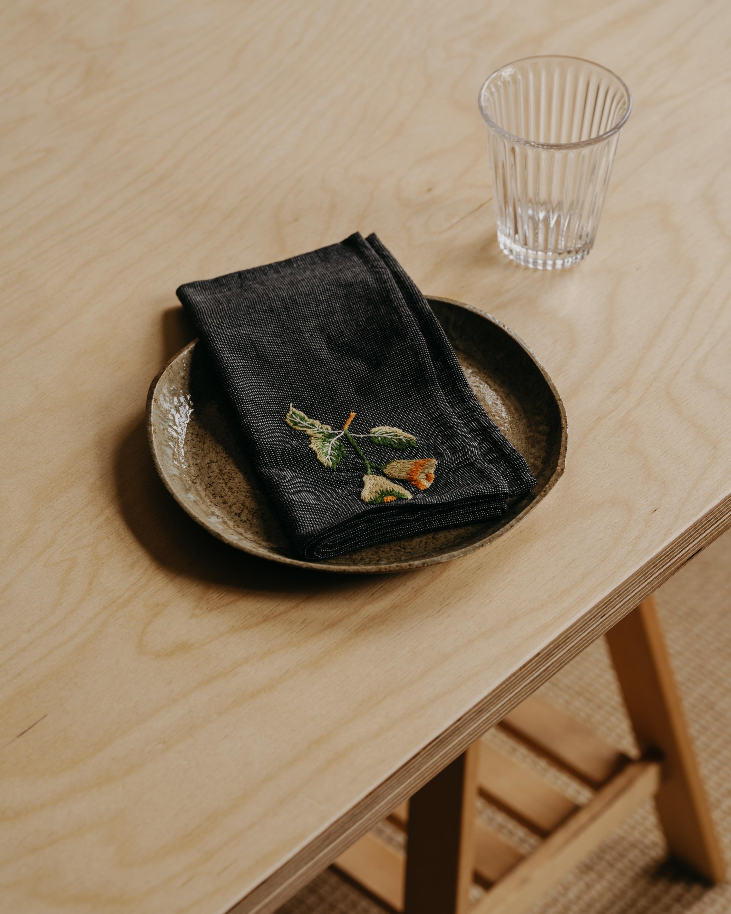 Embroidered Napkin / Handkerchief #5