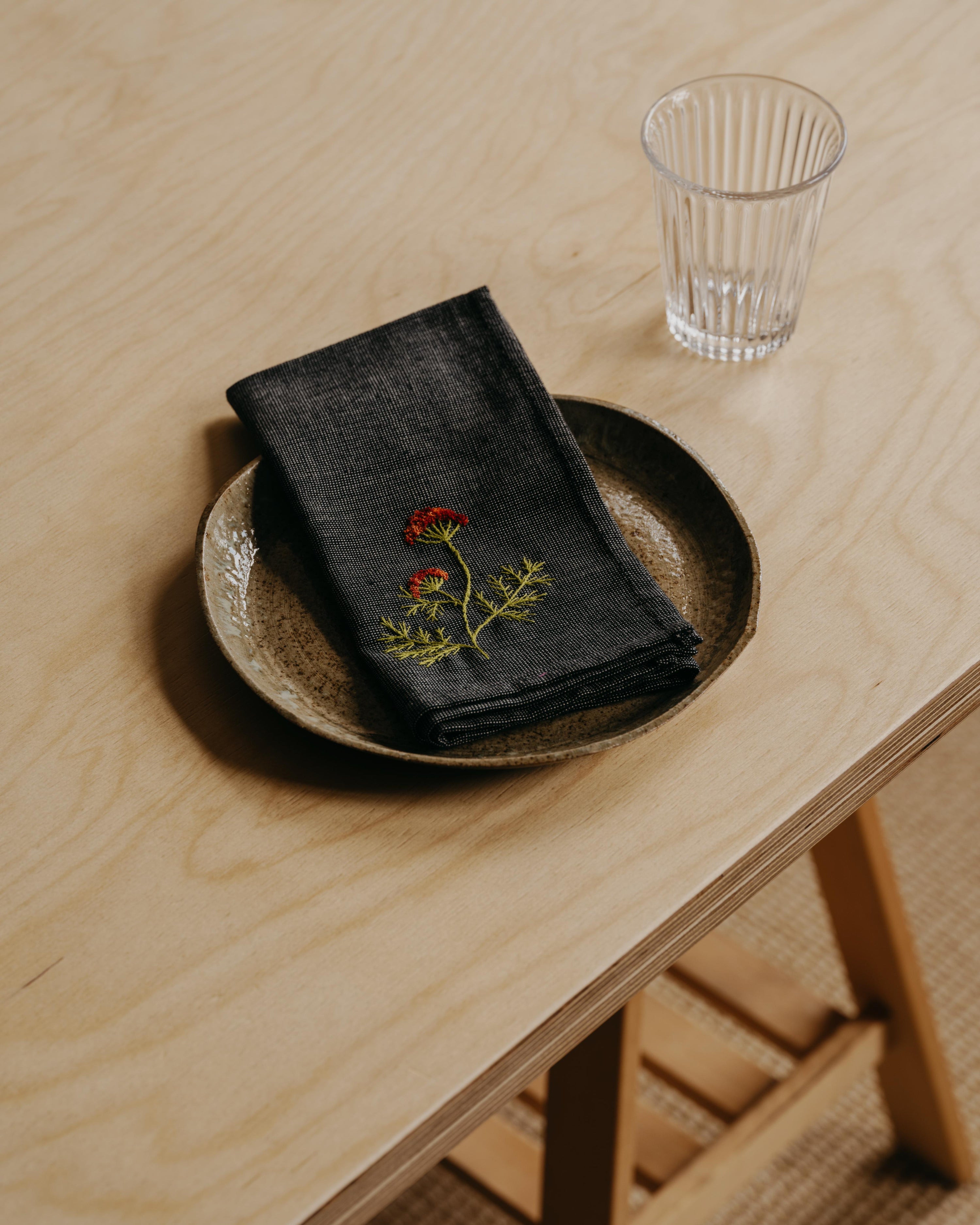 Embroidered Napkin / Handkerchief #6