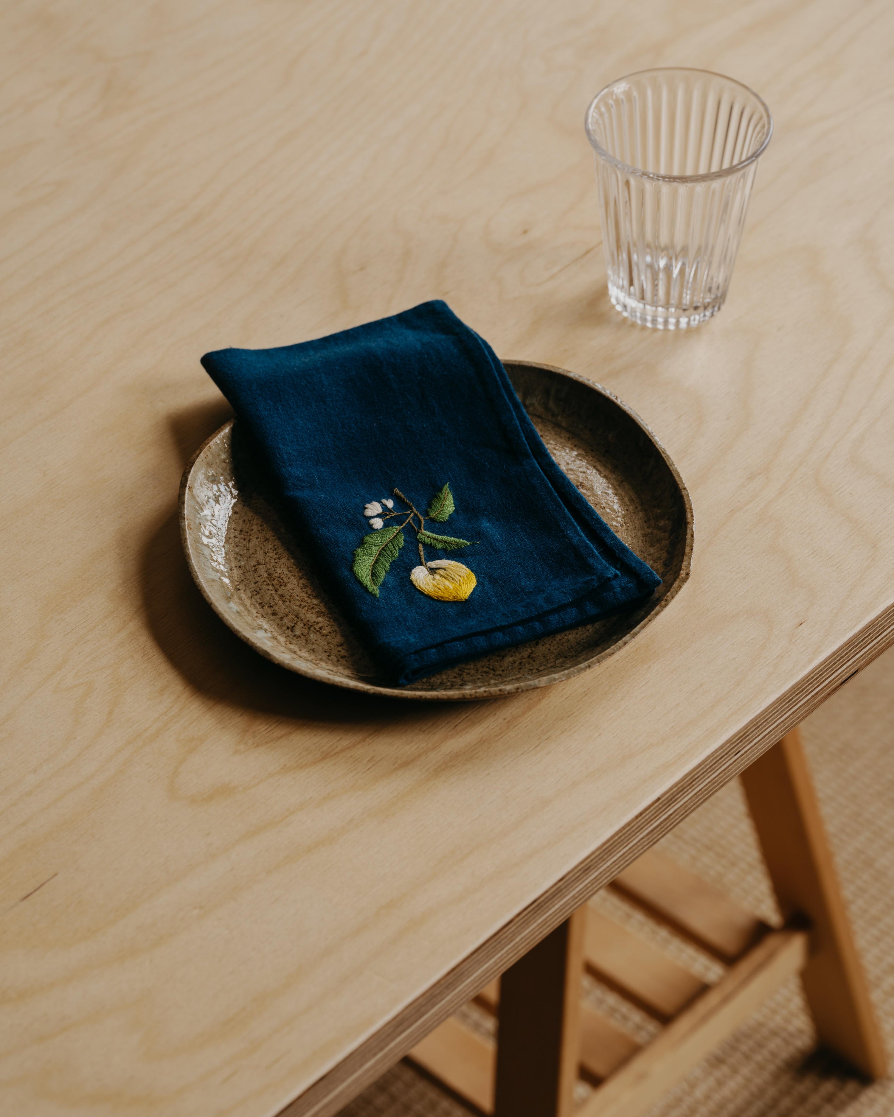 Embroidered Napkin / Handkerchief #2