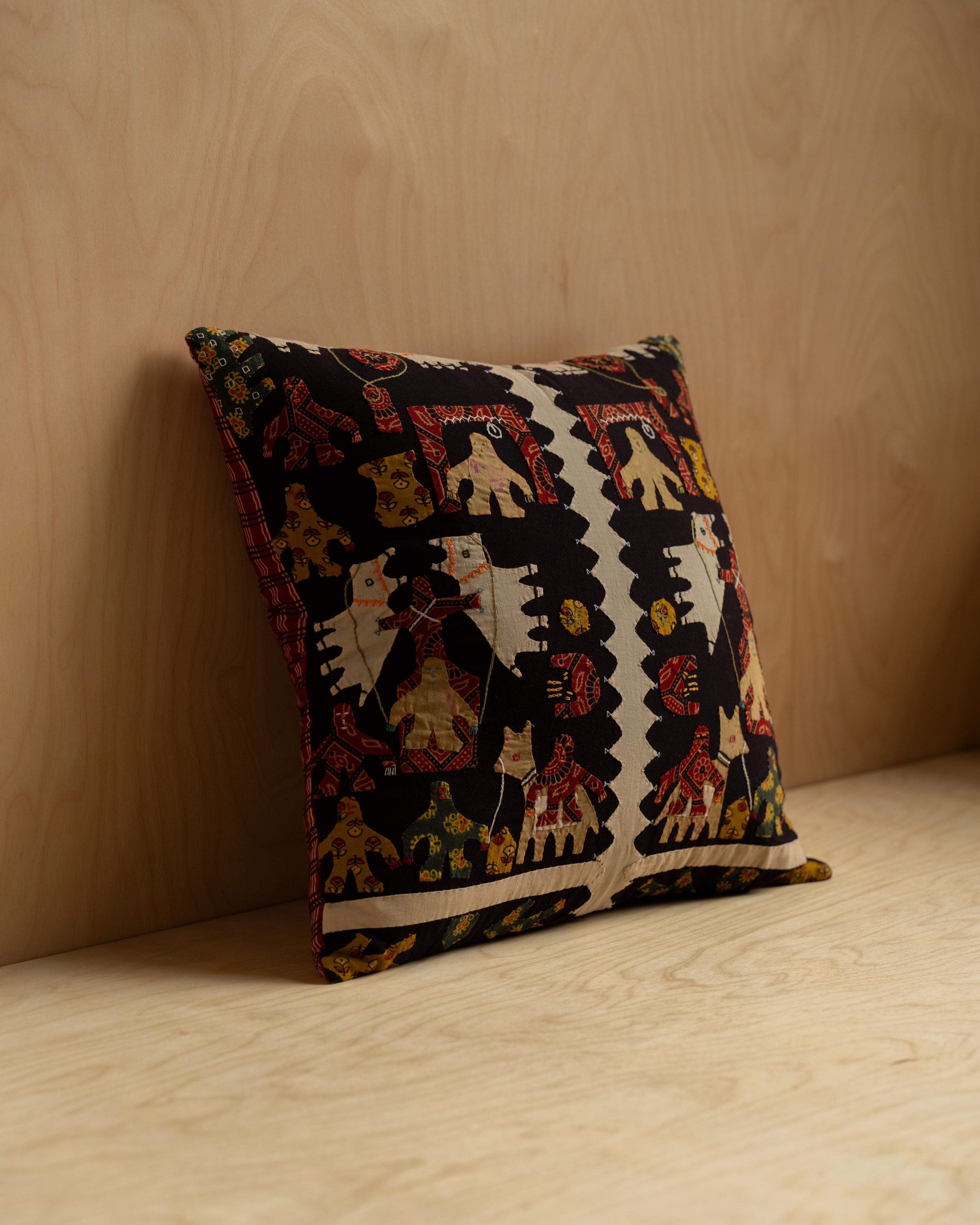 Kutch Applique Cushion