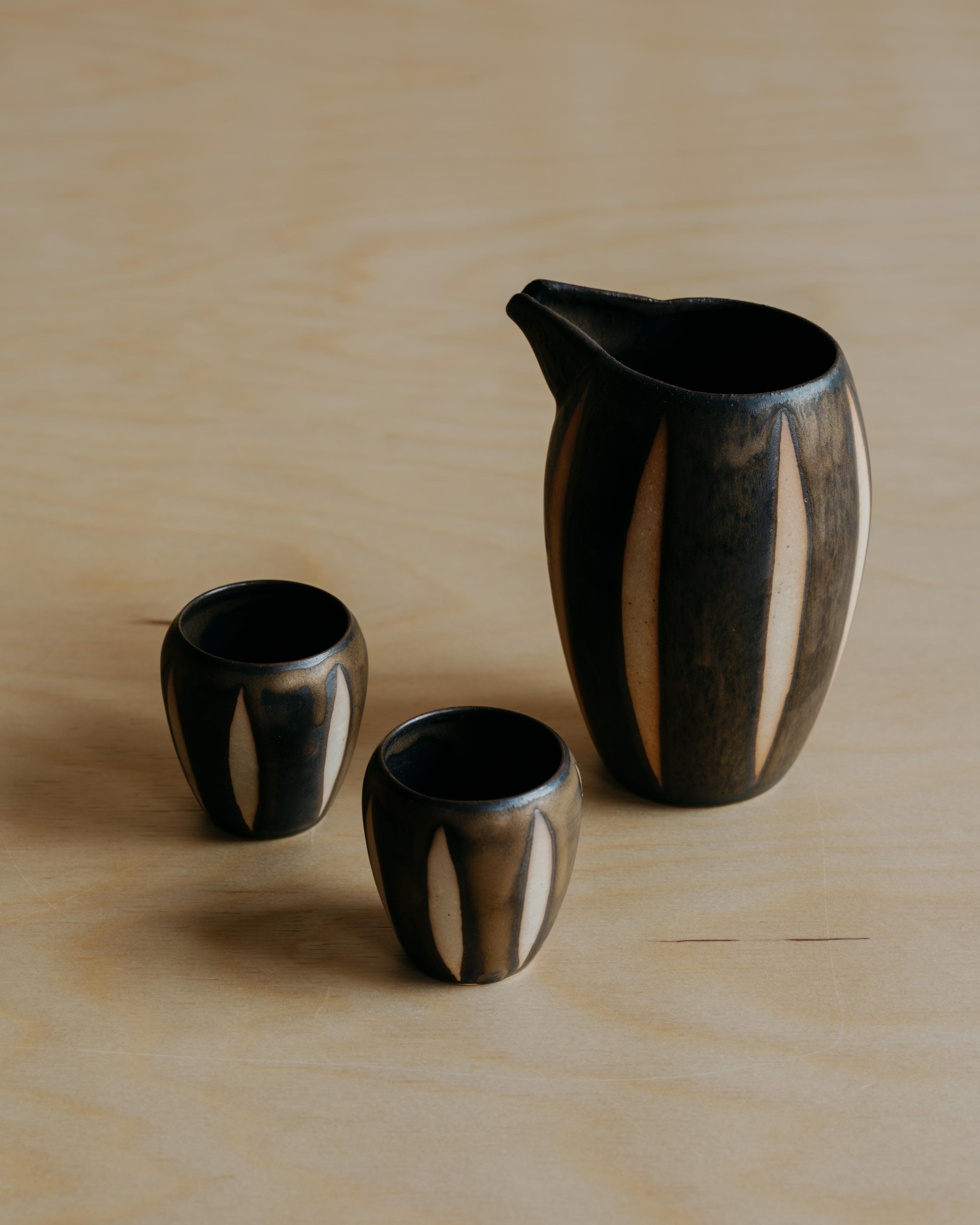 Kataguchi Sake Pitcher & Cup Set