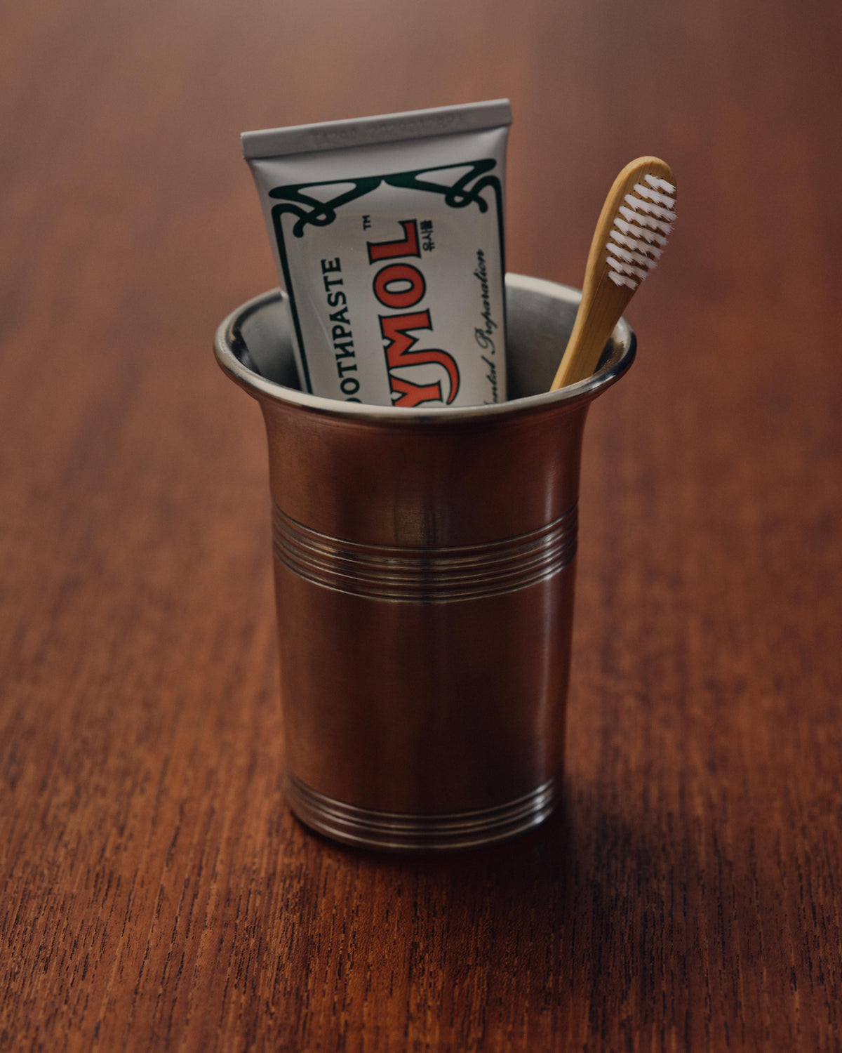 Anelli Pewter Toothbrush Holder