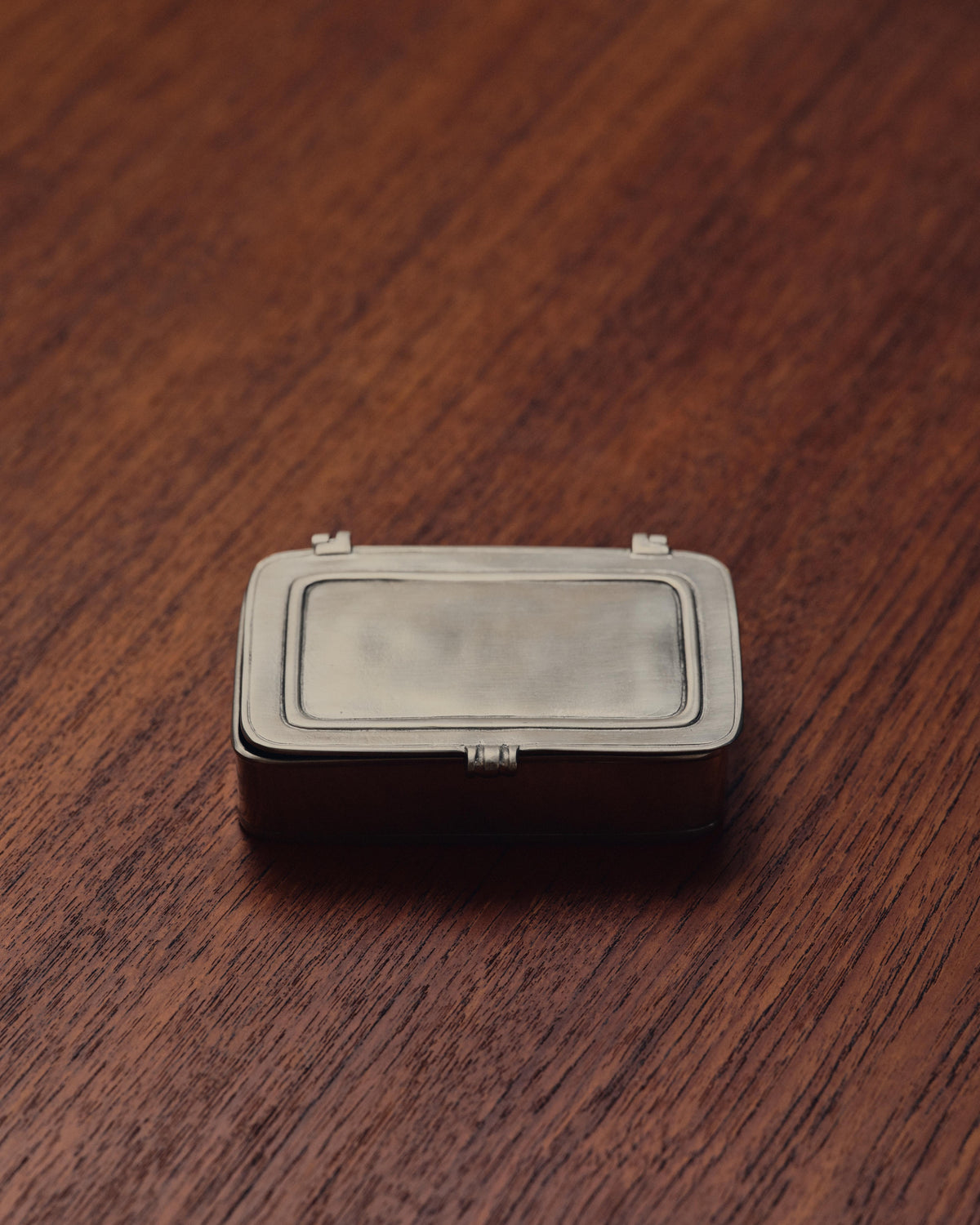 Laurus Pewter Lidded Box – Medium