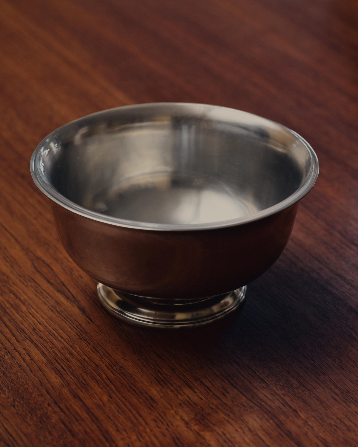 Revere Pewter Footed Bowl Vase