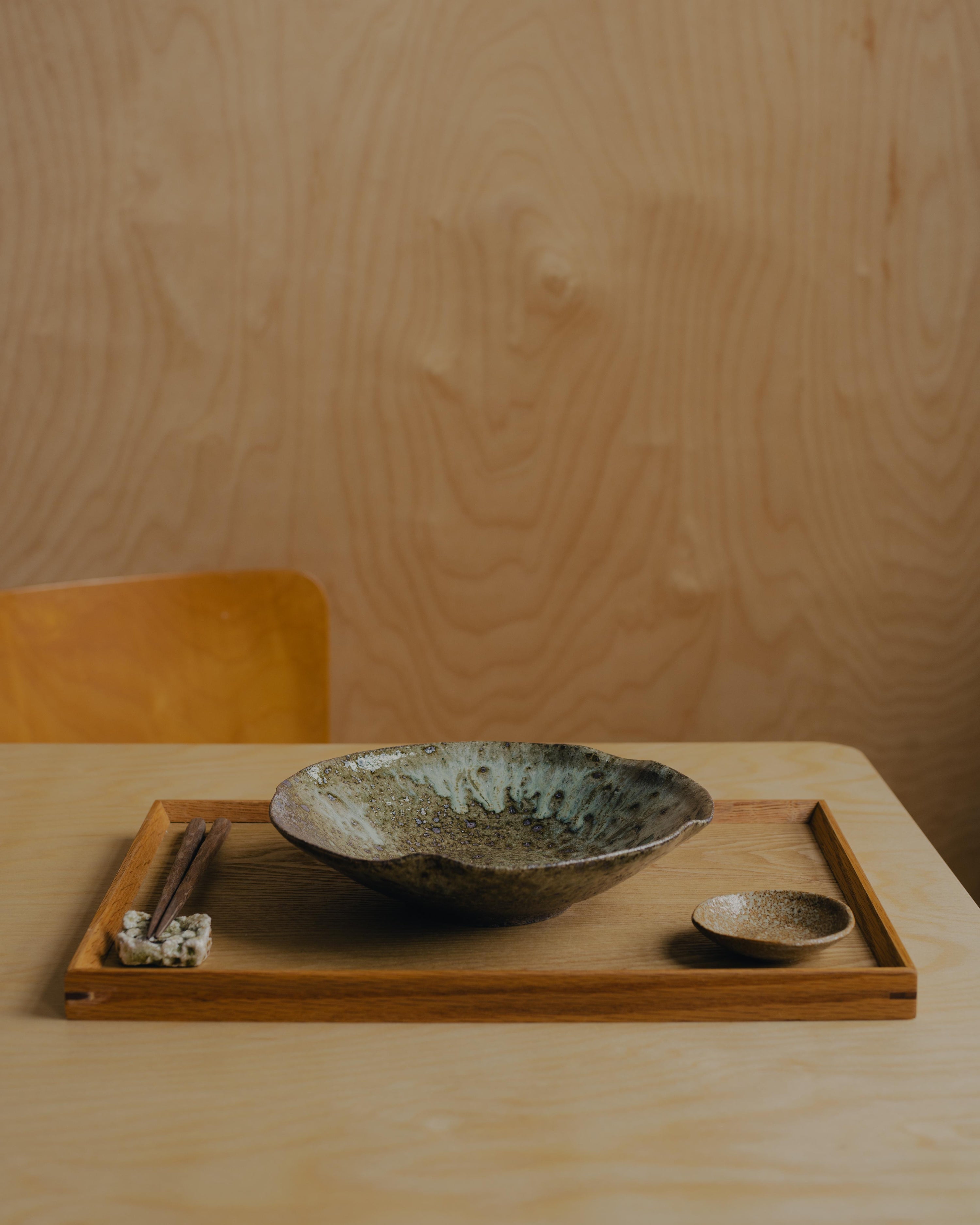 Nami Salad Plate – Ash