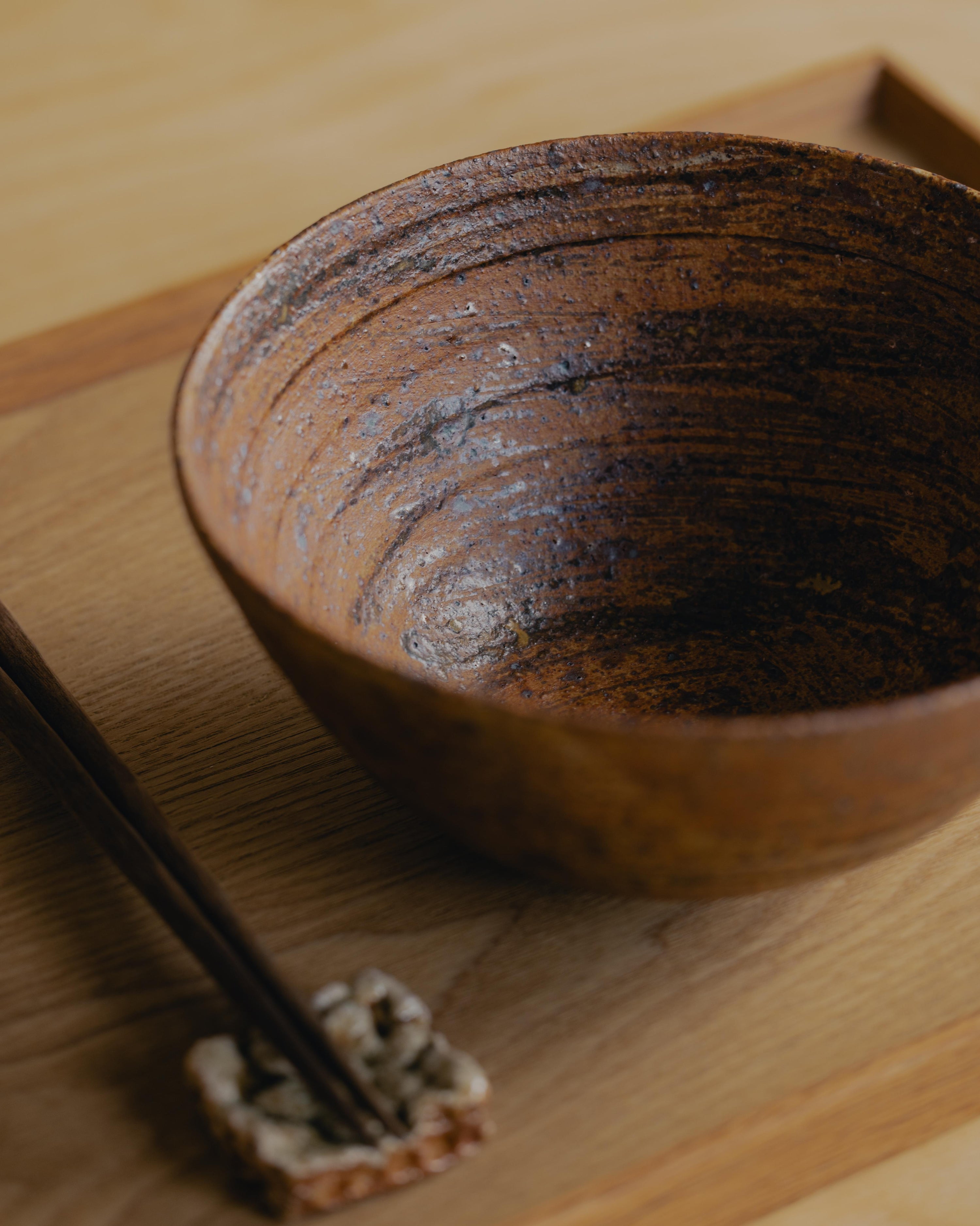 Spiral Ramen Bowl – Burnt Orange
