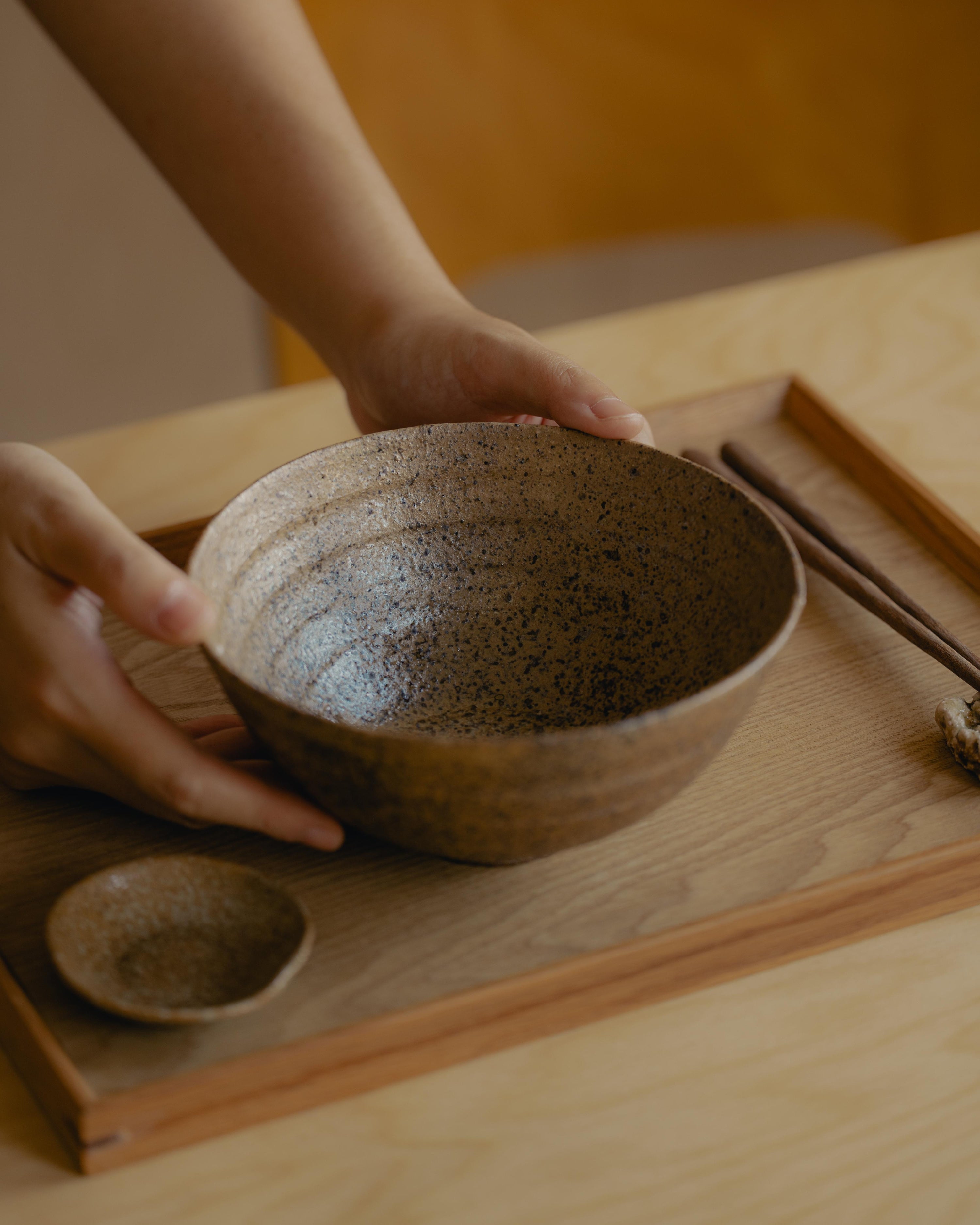 Spiral Ramen Bowl – Speckled