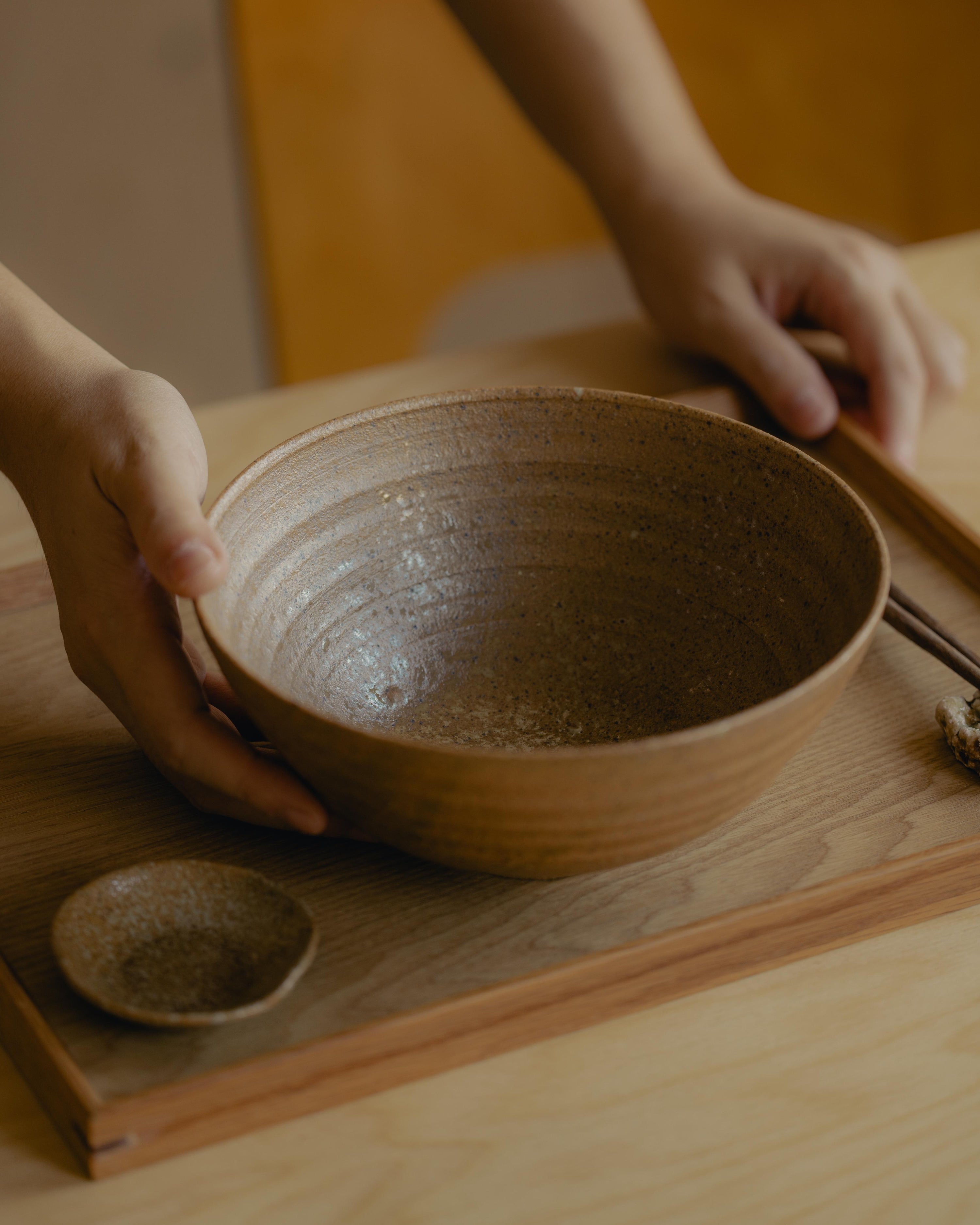 Spiral Ramen Bowl – Tan
