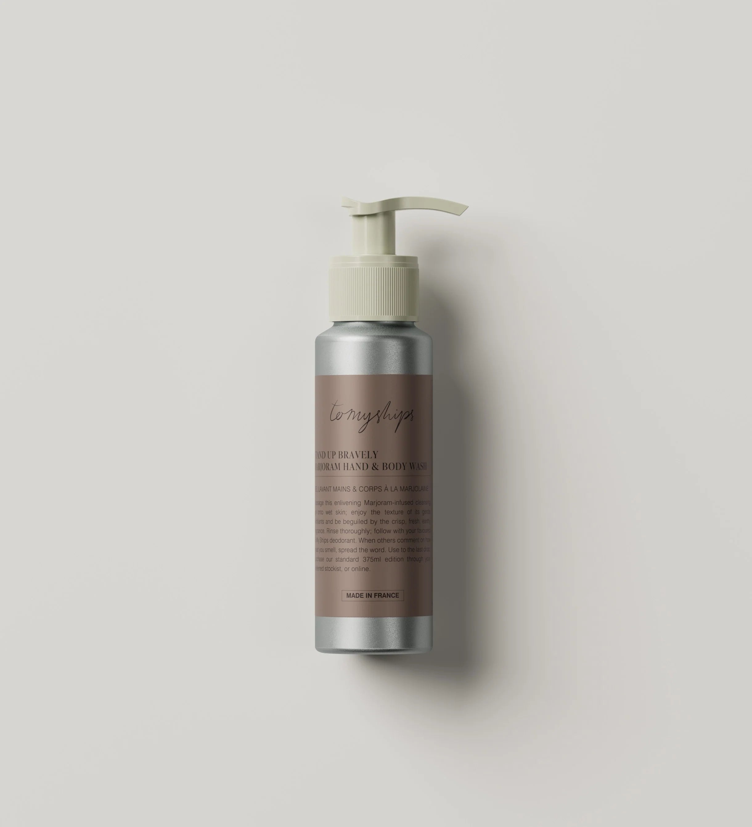 Stand Up Bravely Marjoram Hand & Body Wash 75ml Travel