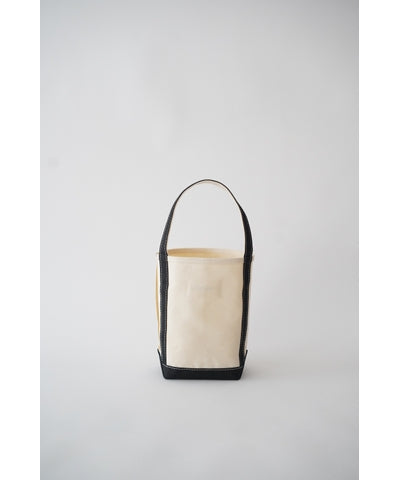 Small Baguette Tote – Natural/Black