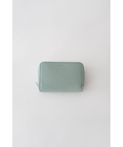 Mini Zip Wallet – Grain Sage Green