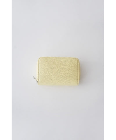 Mini Zip Wallet – Grain Light Yellow